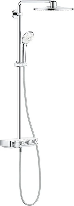 26507LS0 Euphoria SmartControl 310 DUO Душевая система с термостатом для душа, белая луна 26507LS0