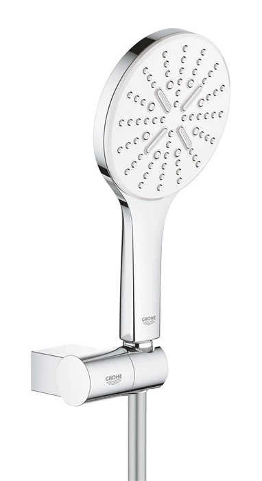 Rainshower SmartActive 130 Душевой набор III (круглый ручной душ, настенный держатель, шланг 1500 мм), 9,5 л/мин, белая луна 26580LS0