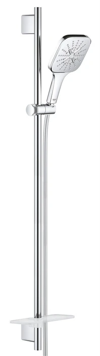 26586000 Rainshower SmartActive 130 Cube Душевой гарнитур, 3 вида струй, хром 26586000