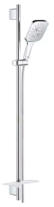 Rainshower SmartActive 130 Душевой гарнитур III, душевая штанга 900 мм, шланг 1750 мм, 9,5 л/мин, полочка, хром 26587000