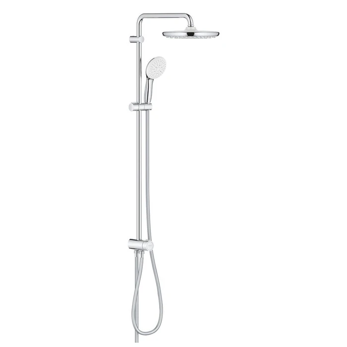 Tempesta System 250 Душевая система flex наружного монтажа c перекл-3, кругл, макс расход (при 3 бар) 7,9 л/мин, хром (замена арт. 26675000) 26675001
