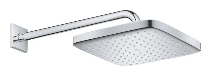 Tempesta 250 Cube верхний душ с кронштейном к стене, хром 26682000