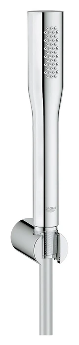 27369000 Euphoria Cosmopolitan Душевой набор (ручной душ, настенный держатель, шланг 1500 мм), хром 27369000