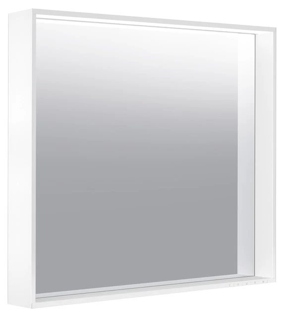 PLAN Зеркало с подсветкой 800x105х700 mm инокс мат 33097292500