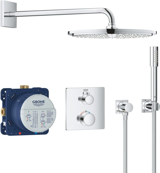 Grohtherm Набор для комплектации душа с Rainshower Cosmopolitan 310, хром 34730000
