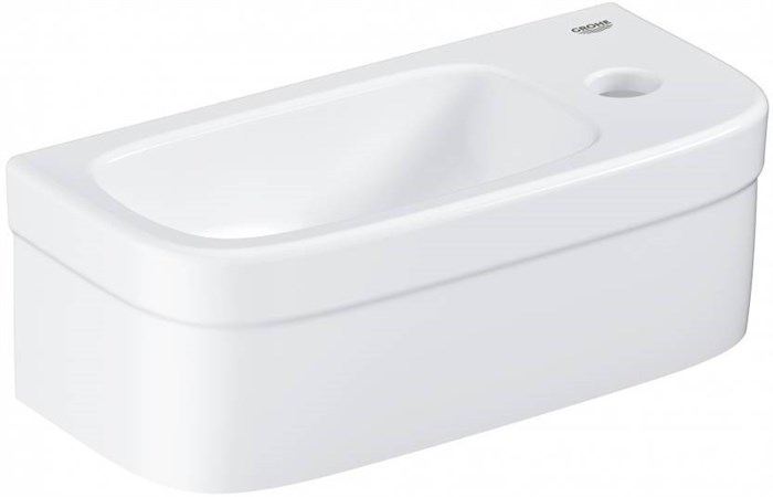 Euro Ceramic Компактная раковина 37 см, альпин-белый (36 шт пал - 126322) 39327000