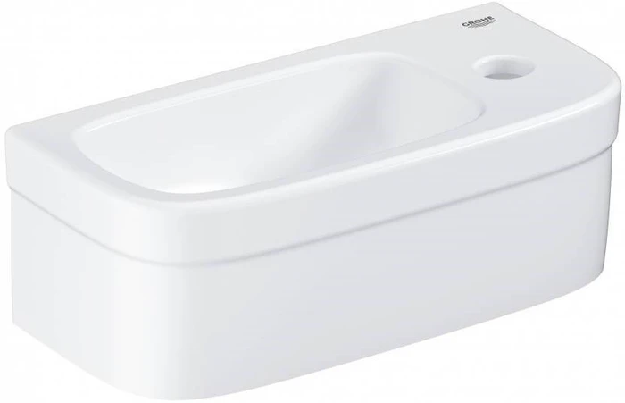 Euro Ceramic Компактная раковина 37 см, альпин-белый (36 шт пал - 126322) 39327000