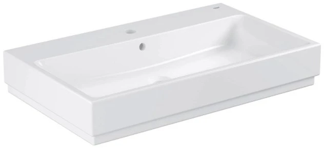 3946900H Cube Ceramic Раковина, подвесная 80 см, альпин-белый 3946900H