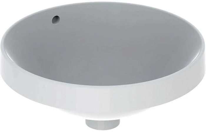 Geberit VariForm Раковина встраиваемая в столешницу круглой формы, D=40 см, без отв. под смеситель, с отв. перелива 500.700.01.2