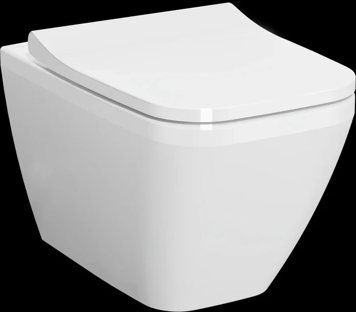 Подвесной унитаз Integra Square 54 см, безободковый (НУЖНА КРЫШКА 191-003-009, 810-003-009) 7082B003-0075