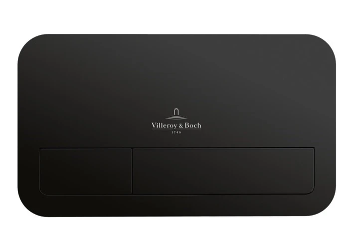 9224 90AN ViConnect клавиша смыва двухрежимная, пластик ABS, чёрный матовый 922490AN
