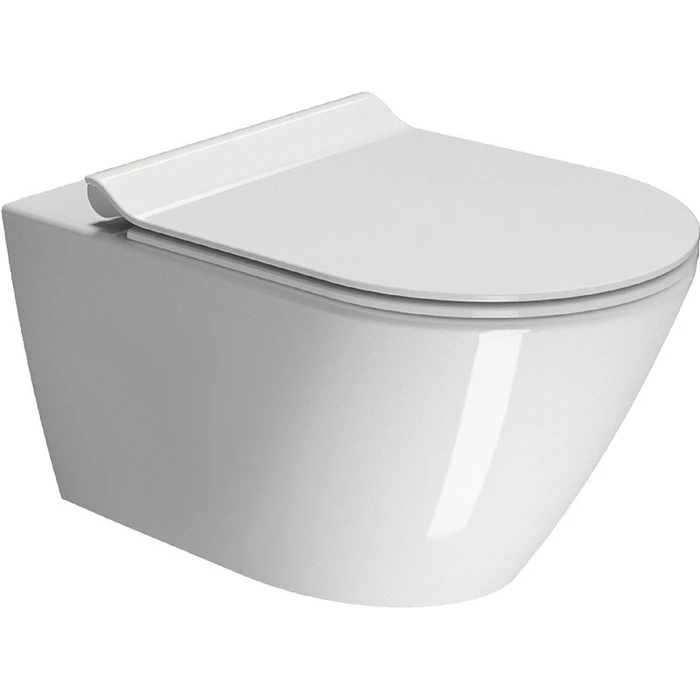 Kube X Унитаз подвесной безободковый Swirlflush 55х36, цвет белый 941511