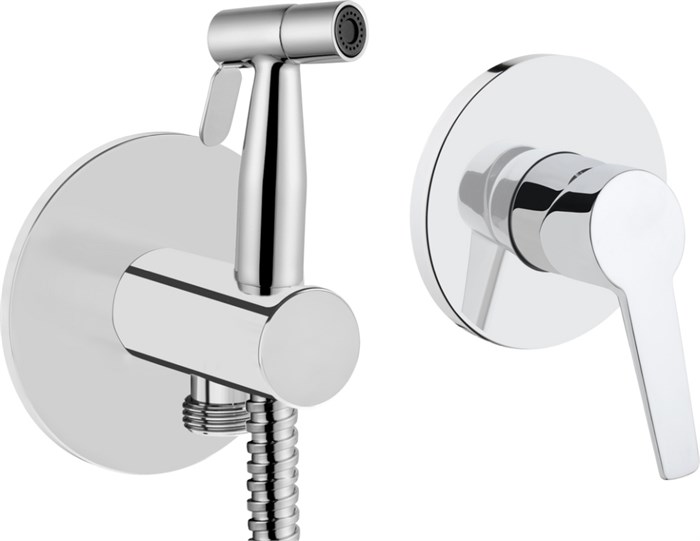 Комплект Встроенный Смеситель с гигиеническим душем на 2 отверстия Hygienic A49271EXP