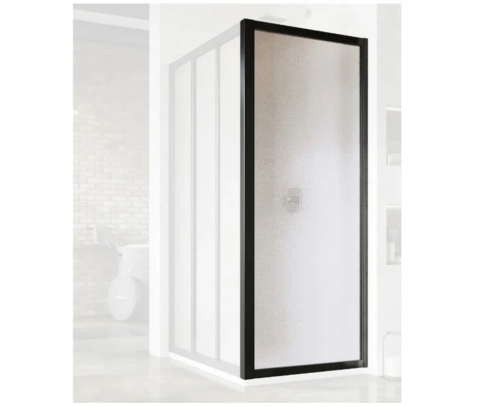 Душевая стенка Ravak Supernova APSS-80 940403R2Z1 профиль Черный стекло Transparent 940403R2Z1