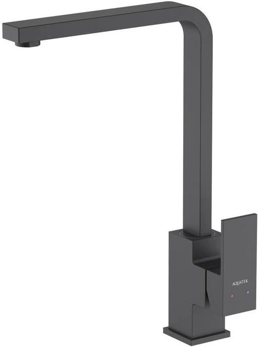 ЛИБРА смеситель для кухни, матовый черный AQ1680MB