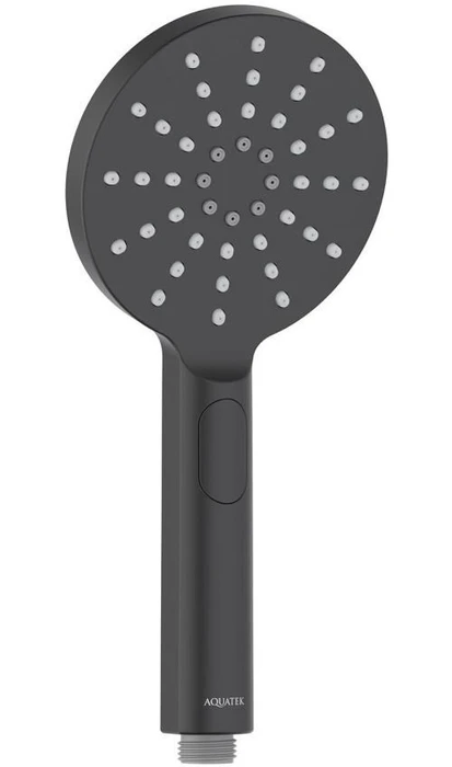 ОБЕРОН ручной душ Select 120 3 jet, матовый черный AQ2006MB