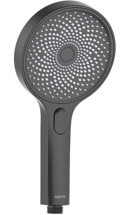 ОБЕРОН ручной душ Select 130 3 jet, матовый черный AQ2007MB