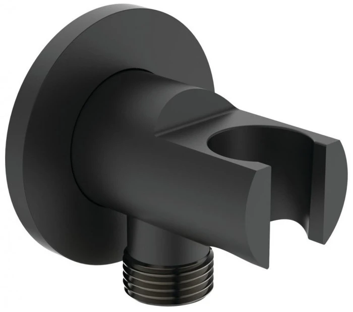 BC807XG IDEALRAIN Держатель с подключением душевой лейки 1/2", цилиндрический дизайн BC807XG