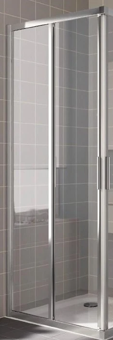 CADA XS CK E2L 09020 VPK 2-х ств.раздвиж. дверь для комбинации со второй дверью 885-910/2000, крепление слева, стекло прозр. ESG Clean CKE2L09020VPK