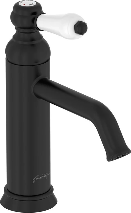 E24360-BL LOUISE Смеситель для раковины без дк, черный матовый E24360-BL