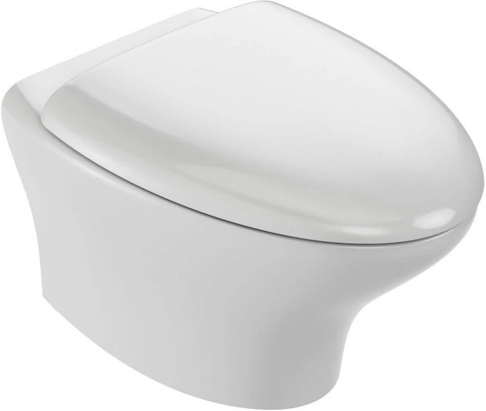 EDJ102-00 NOUVELLE V Чаша подвесного безободкового унитаза, 54 x 39 x 41 см, белый EDJ102-00