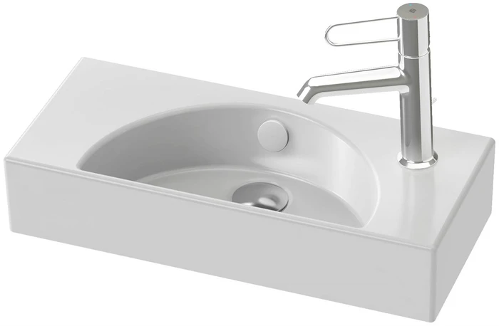 EGO112-56-00 ODEON RG Компактный рукомойник 50 см*22 см (отверстие справа) EGO112-56-00