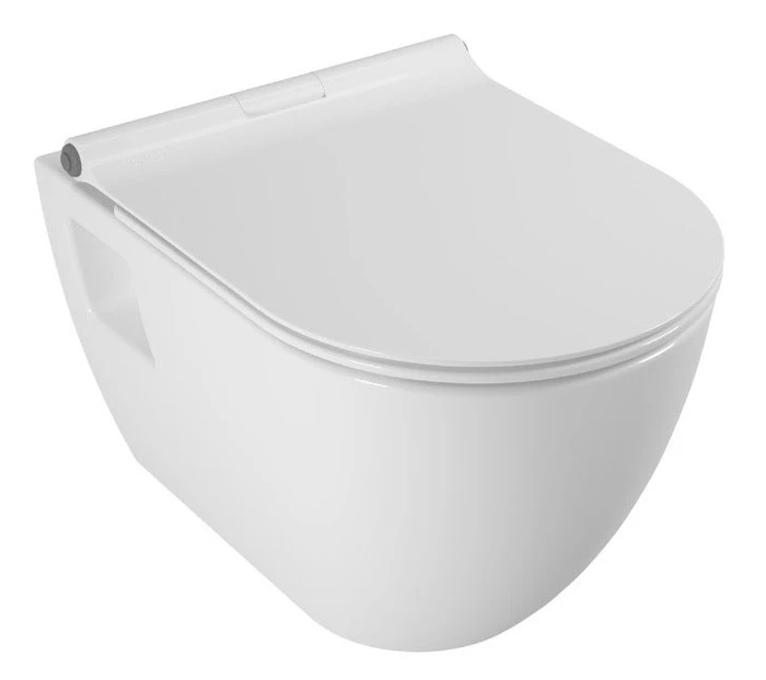 SMART унитаз подвесной, безободковый, 52x35,5 см, Serel SM46KSS110H