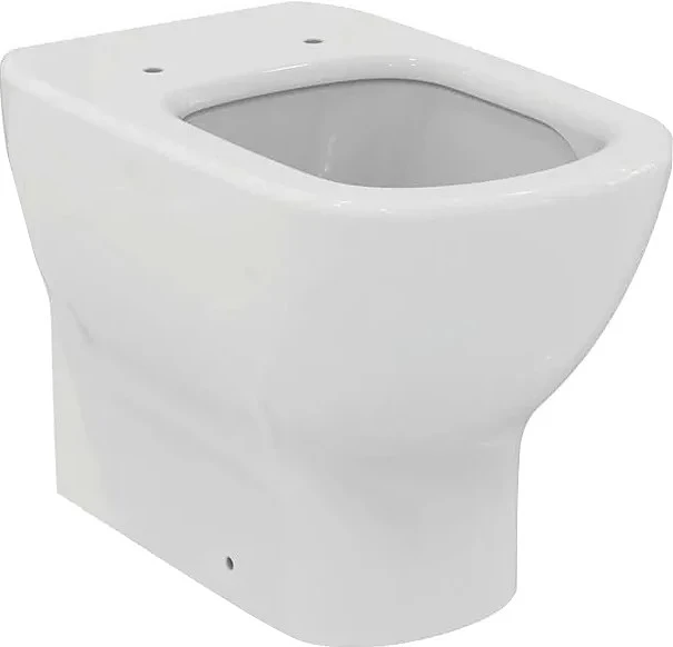 T007701 TESI AquaBlade® Напольный пристенный унитаз соло, горизонтальный выпуск (универсальный), глубокий смыв T007701