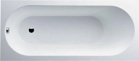 UBQ 170 OBE 2V-01 OBERON Solo Ванна 170x75, с ножками, белая, материал кварил Quaryl®, вкл. сверло для перелива UBQ170OBE2V-01