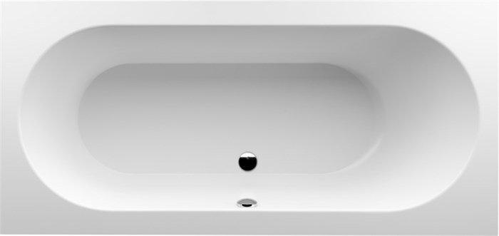 UBQ 199 OBE 2V-01 OBERON Duo Ванна 190x90, с ножками, белая, материал кварил Quaryl® UBQ199OBE2V-01