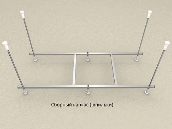 Сборный каркас к ванне Мия 140см (шпильки) KAR-0000037