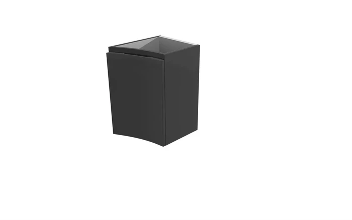 Шкафчик подвесной с одной распашной створкой, правый VAGUE CEZARES 44223 Antacite 44223, VAGUE