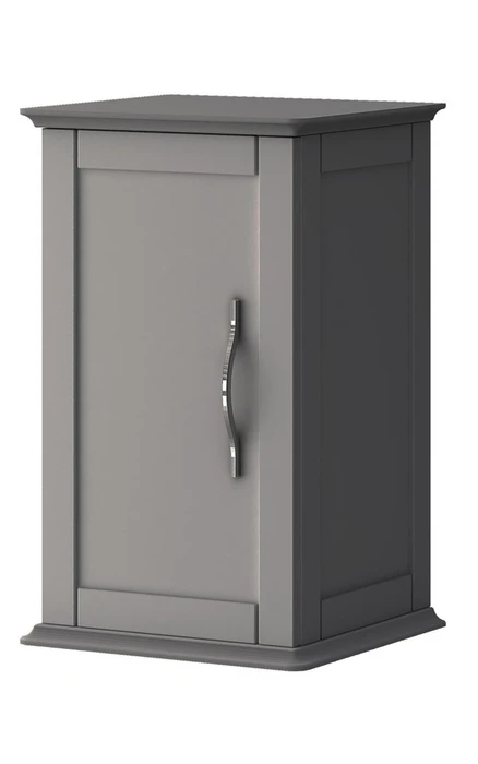 Шкафчик подвесной с одной распашной дверцей, реверсивный CEZARES TIFFANY 55246 Grigio Nuvola 55246, TIFFANY