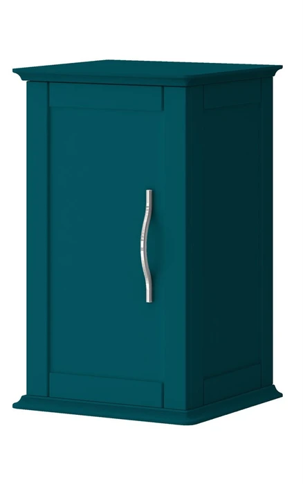 Шкафчик подвесной с одной распашной дверцей, реверсивный CEZARES TIFFANY 54962 Blu Petrolio 54962, TIFFANY