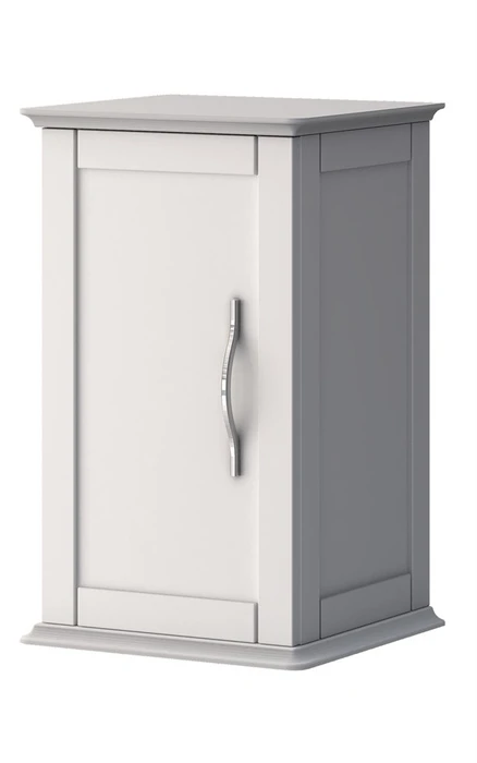 Шкафчик подвесной с одной распашной дверцей, реверсивный CEZARES TIFFANY 54960 Bianco opaco 54960, TIFFANY