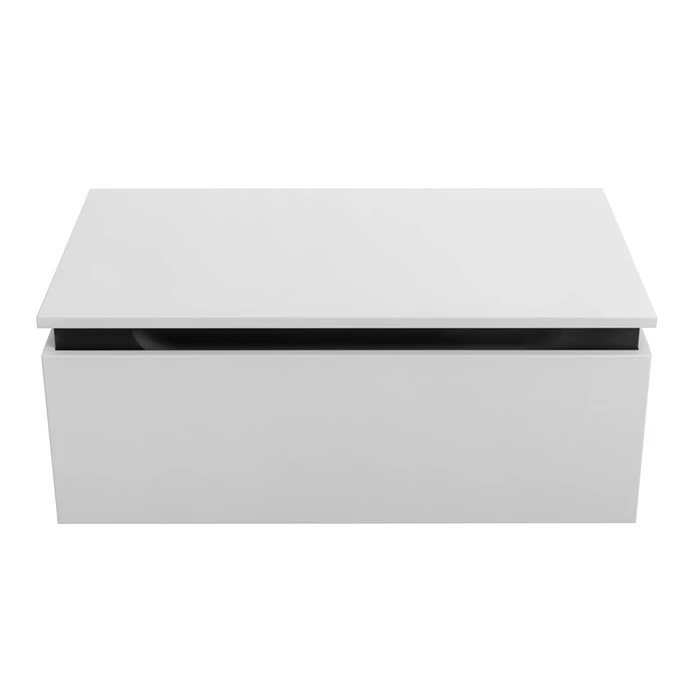 SLIDER Тумба с одним выкатным ящиком, Bianco Opaco, 796x476x300, SLIDER-800-1C-PI-BO SLIDER-800-1C-PI-BO