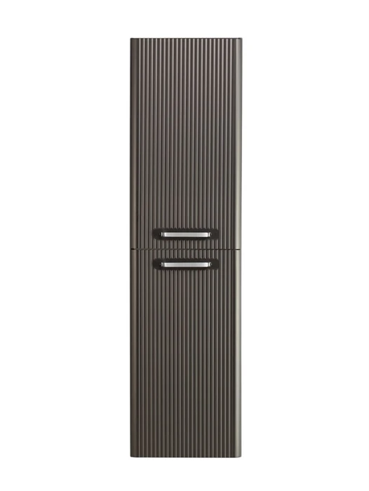 Шкаф подвесной BelBagno DUE-1500-2A-SC-GM-P Оружейная сталь, ручки - Хром полированный DUE-1500-2A-SC-GM-P;RS333CP.4/160