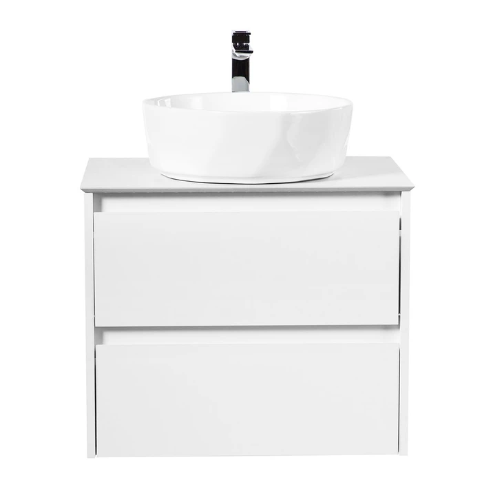 Тумба со столешницей подвесная BelBagno KRAFT 60 Bianco Opaco KRAFT-600-2C-SO-BO;KEP-60-BO