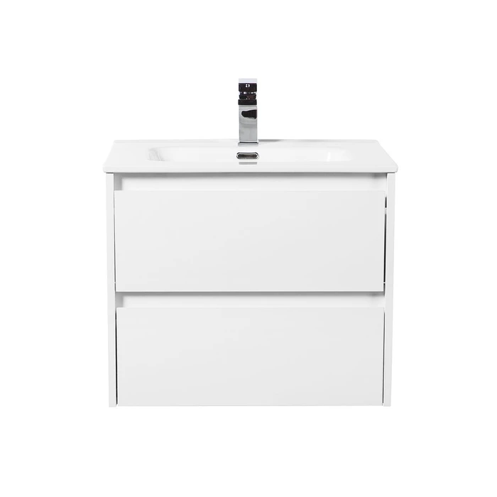 Тумба с раковиной подвесная BelBagno KRAFT 60 Bianco Opaco, раковина белая KRAFT-600-2C-SO-BO;BB600ETL
