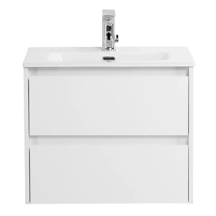 Тумба с раковиной подвесная BelBagno KRAFT 39 50 Bianco Opaco, раковина белая KRAFT 39-500/390-2C-SO-BO;BB500/390ETL