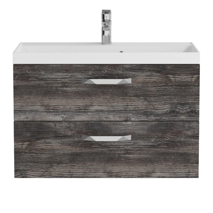 Тумба с раковиной подвесная BelBagno AURORA 80 Pino Pasadena, раковина белая 8.1135.192160.0270OP;AURORA-800-2C-SO-PP;BB800/450-LV-MR-AST