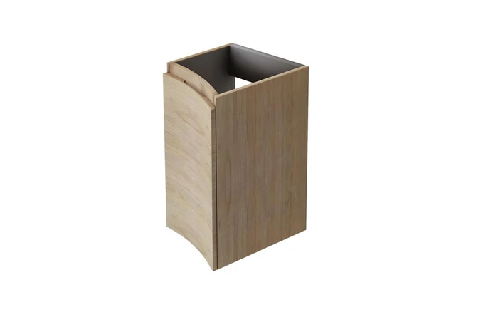 Шкафчик подвесной с одной распашной створкой, левый VAGUE CEZARES 54836 Rovere tabacco 54836, VAGUE