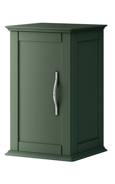 Шкафчик подвесной с одной распашной дверцей, реверсивный CEZARES TIFFANY 55334 Verde opaco 55334, TIFFANY