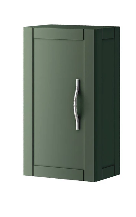 Шкафчик подвесной с одной распашной дверцей, реверсивный CEZARES TIFFANY 55333 Verde opaco 55333, TIFFANY