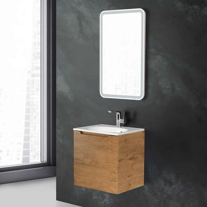 Зеркало BelBagno SPC-MAR-500-800-LED-BTN SPC-MAR-500-800-LED-BTN, MARINO