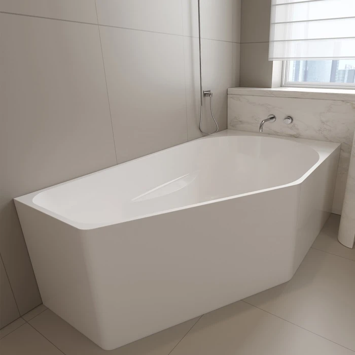 Акриловая ванна ABBER AB9505 R белая AB9505 R