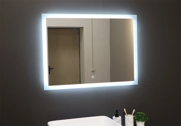 AZARIO зеркало Норма Лайт - 800*600 открытая подсветка, сенсорный выключатель LED-00002595