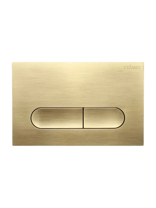 LINER-BTN-BORO Кнопка смыва CEZARES LINER, брашированное золото LINER-BTN-BORO