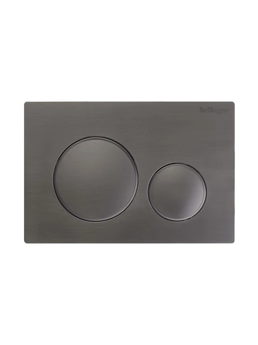 Кнопка смыва BelBagno BB-17C-GM, оружейная сталь BB-17C-GM, BelBagno