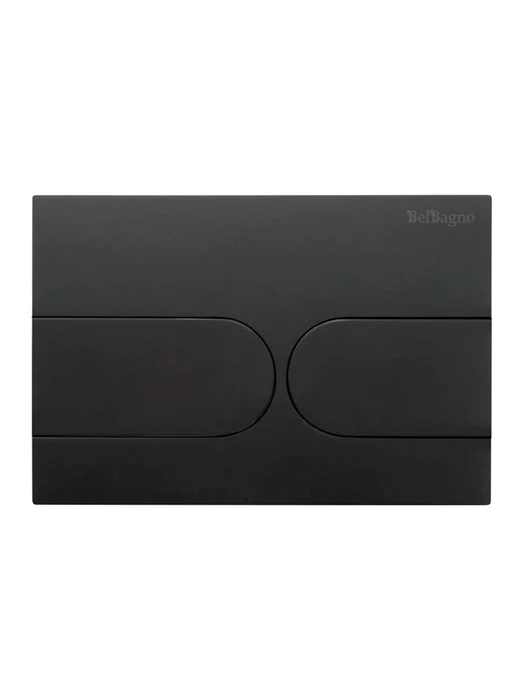 Кнопка смыва BelBagno BB-11-NERO.M, черный матовый BB-11-NERO.M, BelBagno